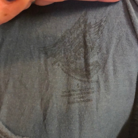 GUC AEROSMITH CROPPED T W/BLING & FRINGE!! - Picture 6 of 6